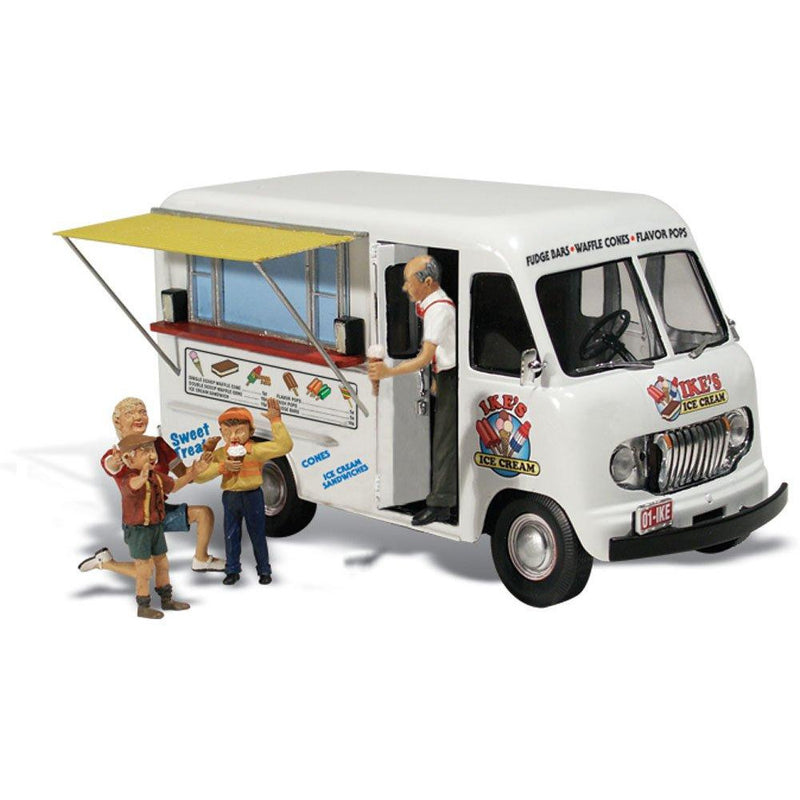 WOODLAND SCENICS HO Scale Ike's Ice Cream Truck