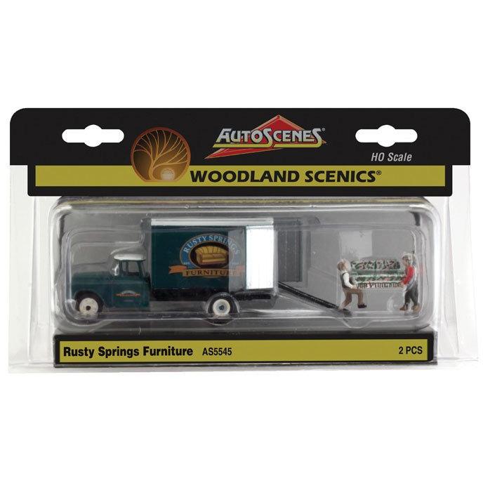 WOODLAND SCENICS HO Scale Rusty Springs Furniture