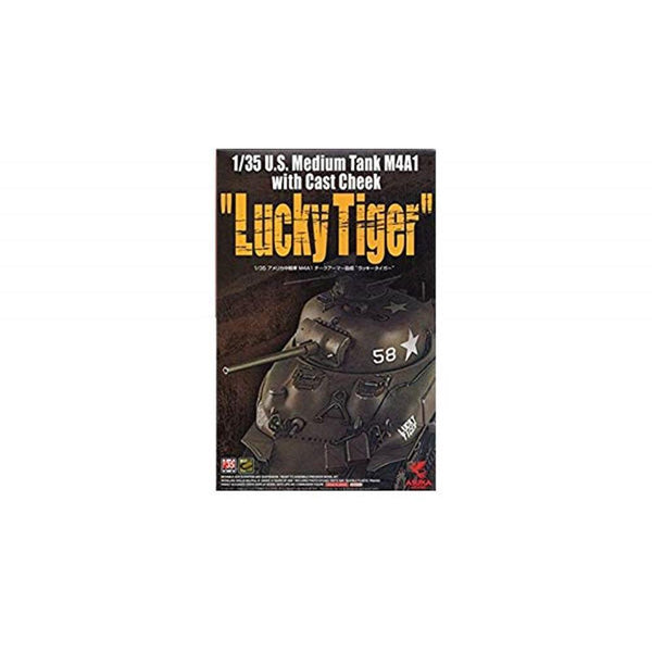 ASUKA 1/35 M4A1 w/ Cast Cheek Lucky Tiger