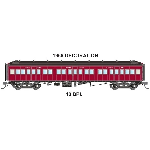 AUSTRAINS NEO HO PL-Type Carriage with Swing Doors 1966 Decoration Single Pack 10 BPL