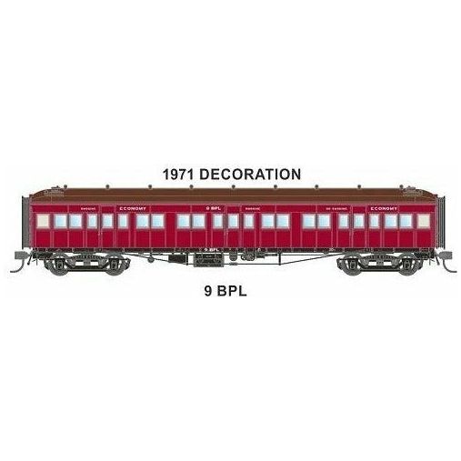 AUSTRAINS NEO HO PL-Type Carriage with Swing Doors 1971 Decoration Single Pack 9 BPL