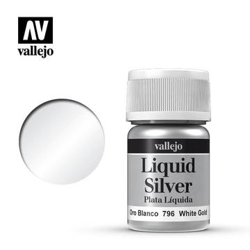 VALLEJO Model Colour Metallic White Gold (Alcohol Base) 35m