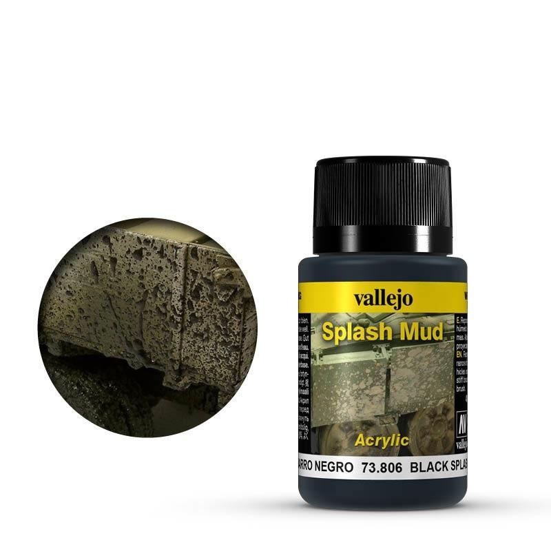 VALLEJO Weathering Effects Black Splash Mud 40ml