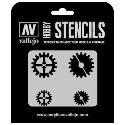 VALLEJO ST-SF001 1/35 Gear Markings Stencil