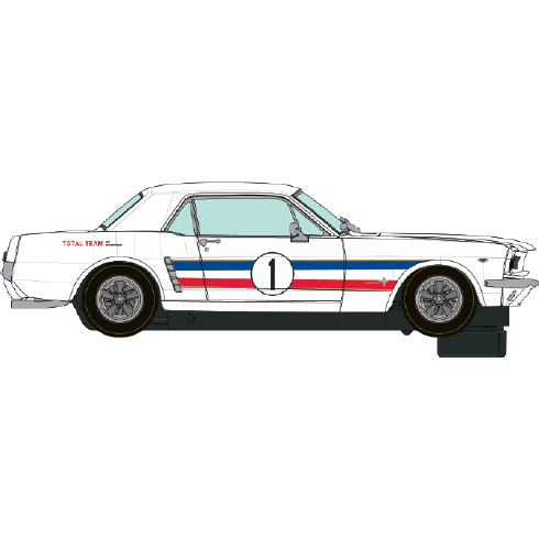 SCALEXTRIC Ford Mustang 1965 ATCC Geoghegan