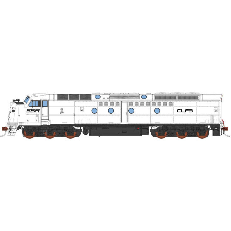 AUSCISION HO CLF3 Southern Shorthaul Railroad, 'Space Ghost' - White/Black