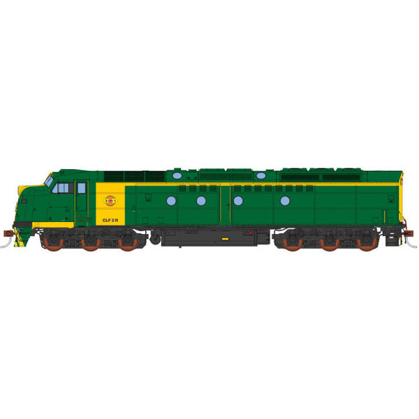 AUSCISION HO CLF2 Australia Southern Railroad - Green/Yellow DCC Sound Fitted