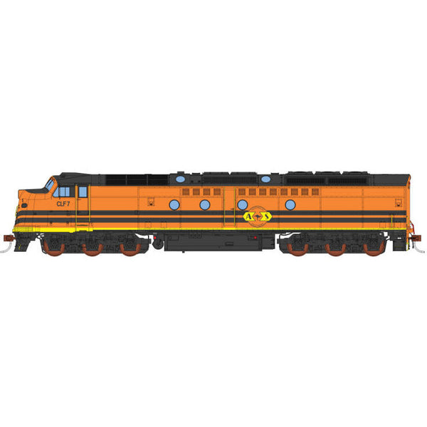 AUSCISION HO CLF7 Australia Southern Railroad - Dark Orange/Black