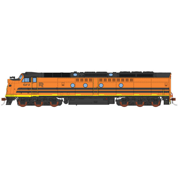AUSCISION HO CLF2 Rail Power - Dark Orange/Black DCC Sound Fitted