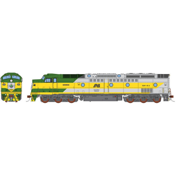 AUSCISION HO CLP12 Australian National, 'Ngadjuri' with 1995 IP Headboard - Green/Yellow/Silver DCC Sound Fitted