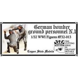 COPPER STATE MODELS 1/32 German Bomber Ground Personnel N.1