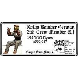 COPPER STATE MODELS 1/32 Gotha Bomber German 2nd Crew Membe