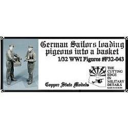 COPPER STATE MODELS 1/32 German Sailors with Pigeons