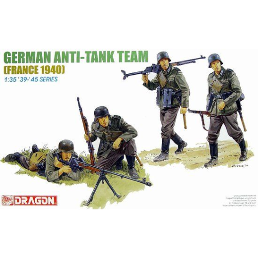 DRAGON 1/35 German Anti-Tank Team (France 1940)
