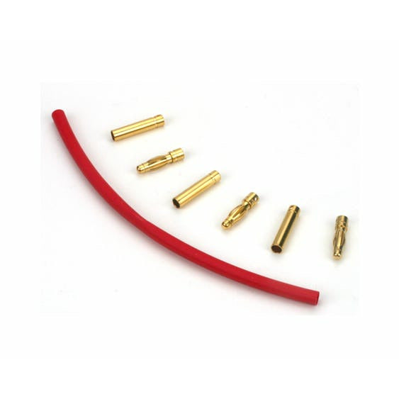 E-FLITE Gold Bullet Connector Set, 4mm (3)