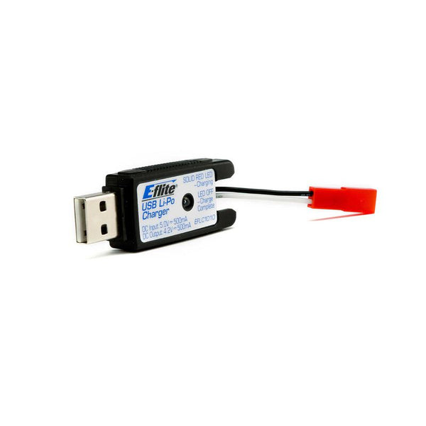 E-FLITE 1S USB LiPo Charger, 500mA 120 S