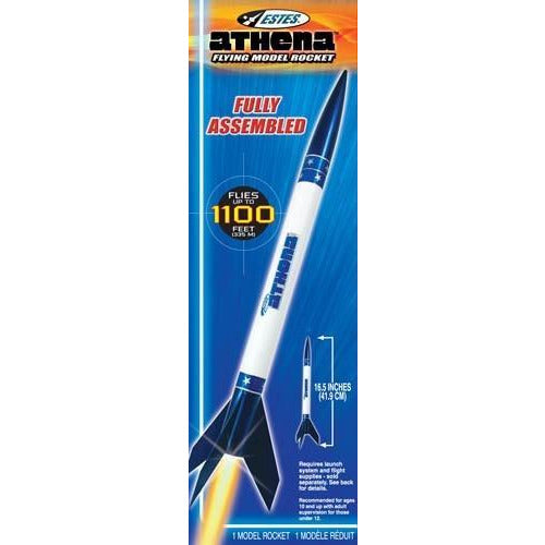 ESTES Athena (2) Beginner Model Rocket Kit (18mm Std Engine