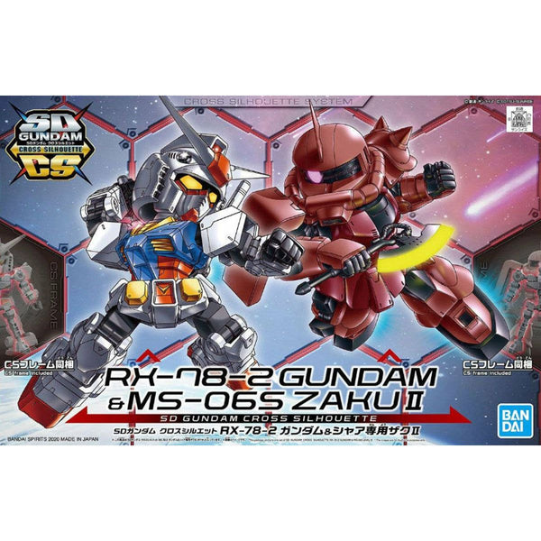 BANDAI SDCS RX-78-2 Gundam & MS-06S Zaku II