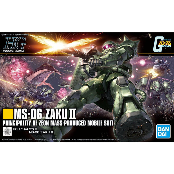 BANDAI 1/144 HG MS-06 Zaku II