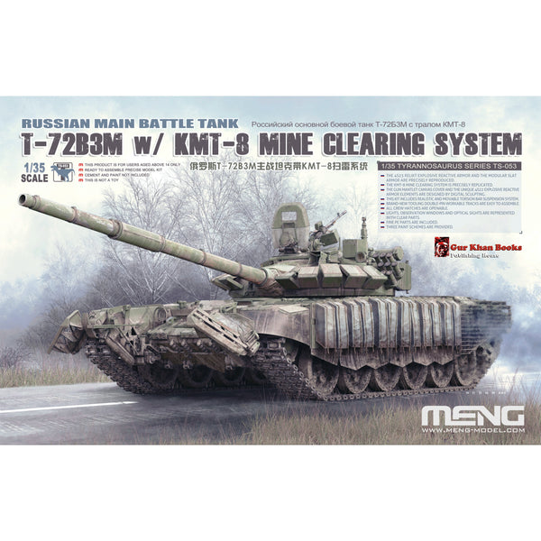MENG 1/35 Russian Main Battle Tank T-72B3M with KMT-8 Mine Clearing System
