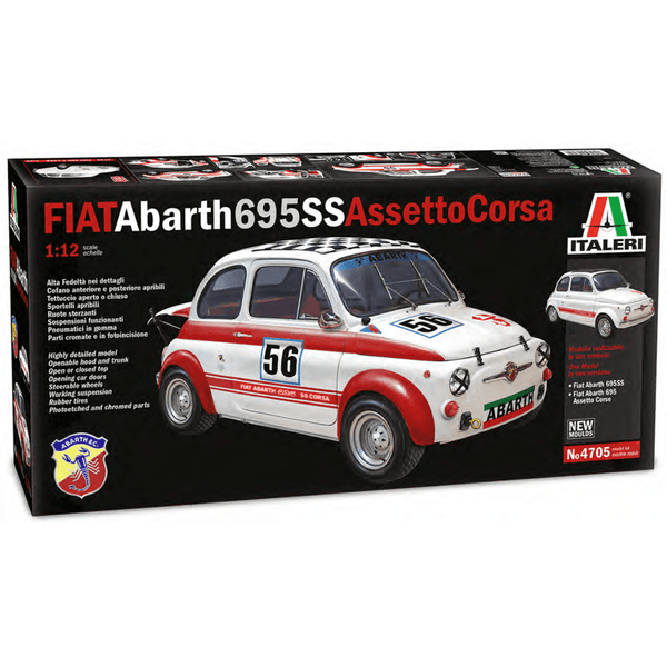 ITALERI 1/12 Fiat Abarth 695 SS Assetto Corsa