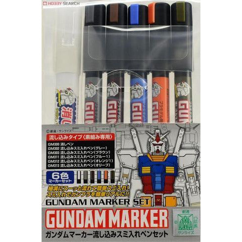 GSI Gundam Pouring Ink Marker Set