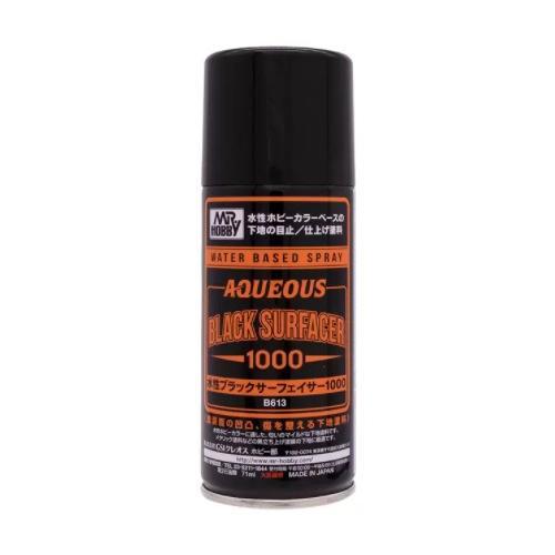 MR HOBBY Aqueous Black Surfacer 1000 Spray