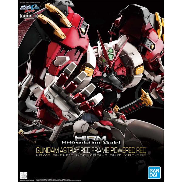 BANDAI Hi-Resolution Model 1/100 Gundam Astray Red Frame Powered Red