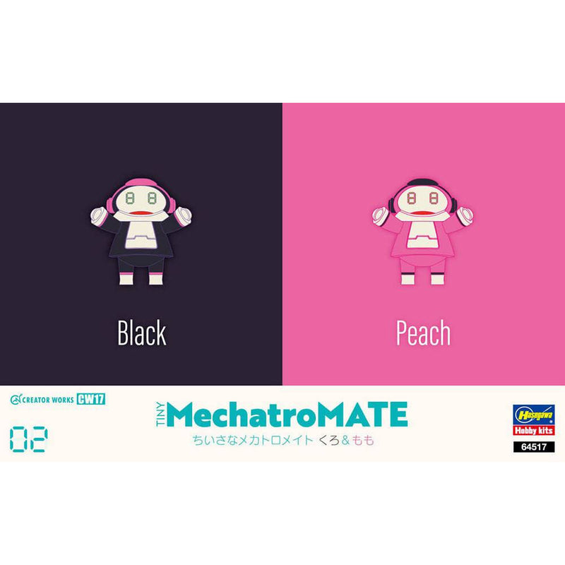 HASEGAWA Tiny MechatroMATE No.02 "Black & Peach" (Two kits