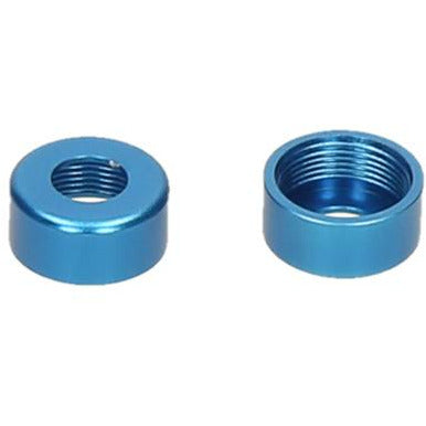 (Clearance Item) HB RACING Cylinder Lower Cap (BlueE/2Pcs)