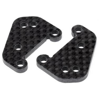 (Clearance Item) HB RACING Graphite Upper Arm Mount Set