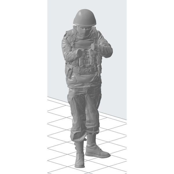 HWS 1/35 Standing Modern Russian/Federation Soldier with Ba