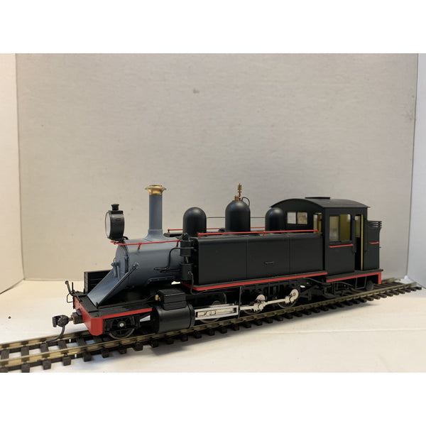 HASKELL On30 NA Class Puffing Billy Locomotive - Black w/Re
