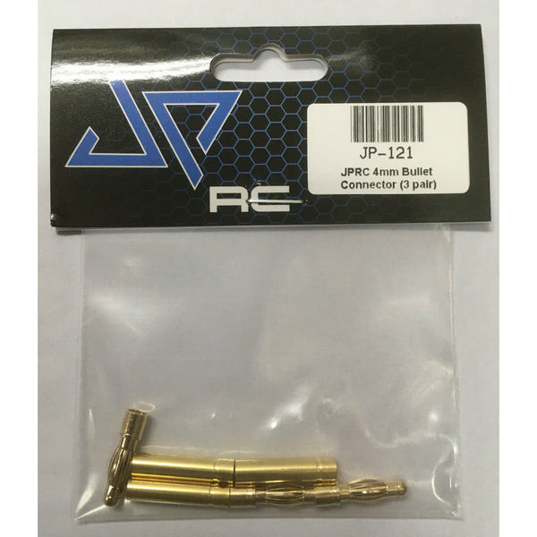 JPRC 4mm Bullet Connector (3 Pairs)
