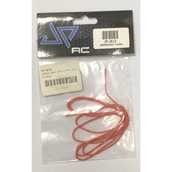 JPRC 28AWG Red Silicone Wire 1m/bag
