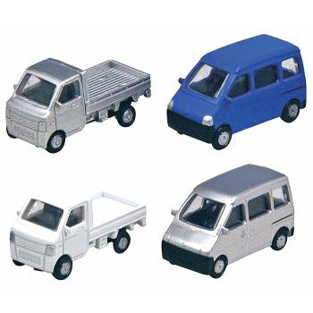 KATO N Delivery Trucks and Vans 4 Car Set Dio Town