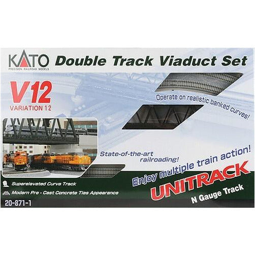 KATO N Unitrack Double Track Viaduct Set V12