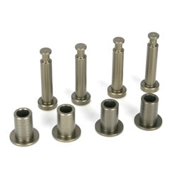 LOSI Front King Pins & Arm Bushings, Alum. 5IVE-T