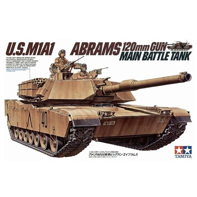TAMIYA 1/35 U.S M1A1 Abrams 120mm Gun Main Battle Tank