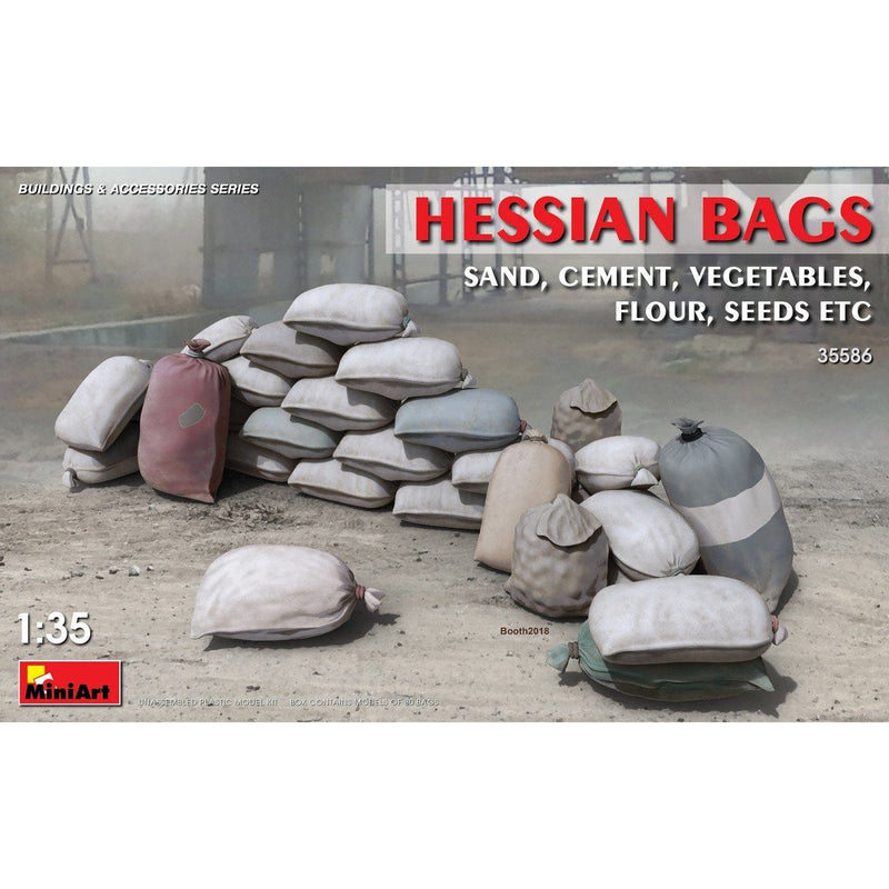 MINIART 1/35 Hessian Bags (Sand, Cement, Vegetables, Flour,