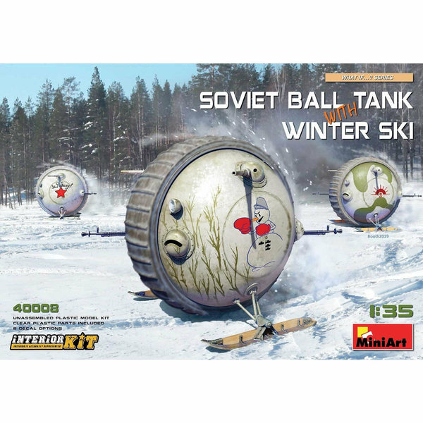 MINIART 1/35 Soviet Ball Tank with Winter Ski. Interior Kit