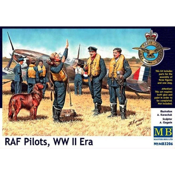 MASTER BOX 1/32 Pilots of WWII Kit #3 RAF