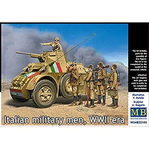 MASTER BOX 1/35 Italian Military Men WWII Era