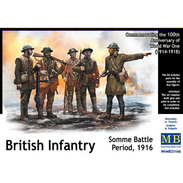 MASTER BOX 1/35 WW1 Battle of Somme British Infentry