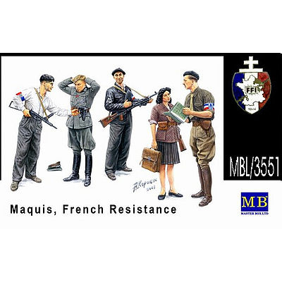 MASTER BOX 1/35 Maquis French Resistance WWII