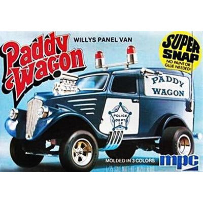 MPC 1/24 Willys Panel Van Paddy Wagon Snap Kit