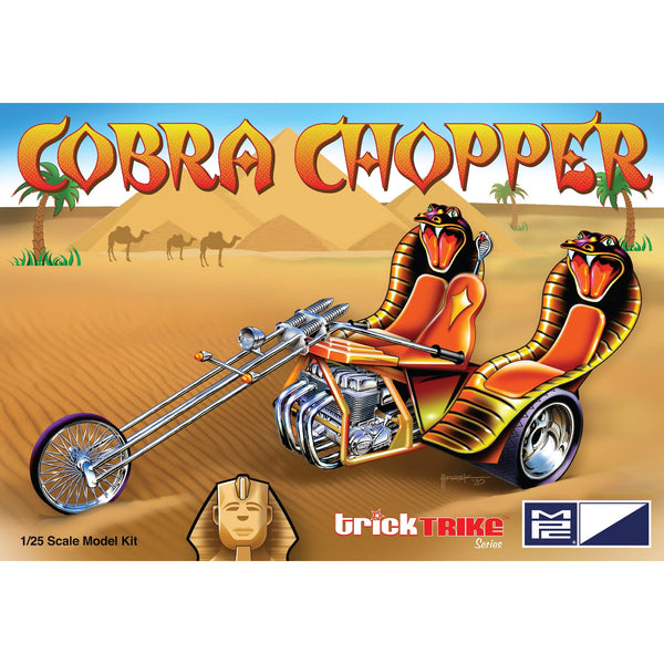 MPC 1/25 Cobra Chopper (Trick Trike Series) Motorbike