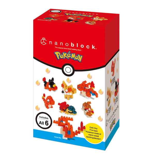 NANOBLOCK Mini Pokemon Box - 6 Designs, Fire-Type