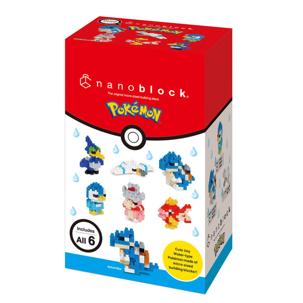 NANOBLOCK Mini Pokemon Box - 6 Designs, Water-Type