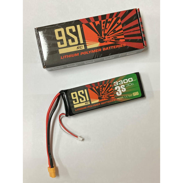 NINESTEPS 3300mAh 11.1V 30C 3 Cell LiPo Battery Soft Case (XT60)